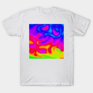 Rainbow multicolour gradient T-Shirt